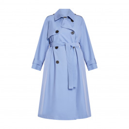 Marina Rinaldi Sky Blue Mackintosh - Plus Size Collection