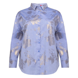 Marina Rinaldi Cotton Chambray Pale Blue  - Plus Size Collection
