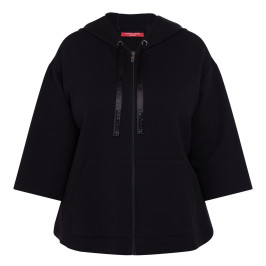 Marina Rinaldi Hoodie Black  - Plus Size Collection