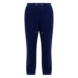 Marina Rinaldi Knitted Trouser Navy  - Plus Size Collection