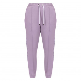 Marina Rinaldi Satin Trim Jogger Lilac  - Plus Size Collection