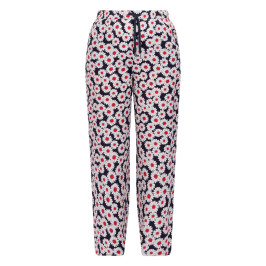 Marina Rinaldi Daisy Print Trousers Navy  - Plus Size Collection