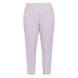 Marina Rinaldi Cady Slim Trousers Lavender - Plus Size Collection
