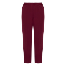 Marina Rinaldi Bordeaux Pull On Front Crease Trouser - Plus Size Collection