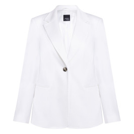 Persona by Marina Rinaldi Milano Jersey Jacket White  - Plus Size Collection