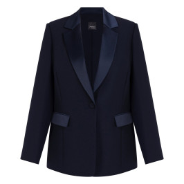 Persona by Marina Rinaldi Tuxedo Jacket Navy  - Plus Size Collection