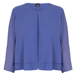 Persona by Marina Rinaldi Georgette Jacket Cornflower Blue - Plus Size Collection