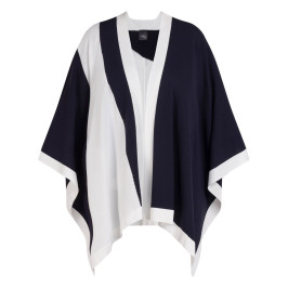 Persona by Marina Rinaldi Poncho Navy - Plus Size Collection