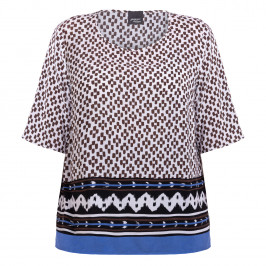 Persona by Marina Rinaldi Scarf Print Top - Plus Size Collection