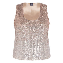 Persona by Marina Rinaldi Sequin Top Gold - Plus Size Collection