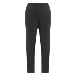 Tia Pull On Jersey Trousers Khaki  - Plus Size Collection
