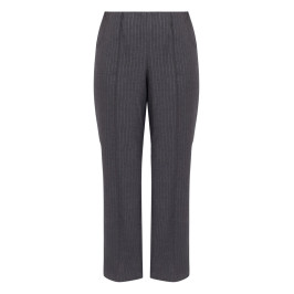 Verpass Pinstripe Metallic Trousers Grey - Plus Size Collection