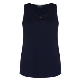 Verpass Round Neck Vest Navy  - Plus Size Collection