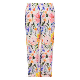 Yoek Floral Print Pull-On Trouser - Plus Size Collection