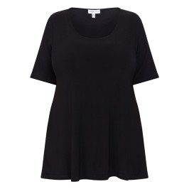 Yoek Jersey T-Shirt Black  - Plus Size Collection