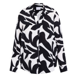 Yoek Tunic Print Black and White  - Plus Size Collection