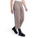 PIAZZA DELLA SCALA CROPPED KNITTED TROUSERS TAUPE WITH SIDE STRIPE 