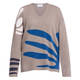 PIAZZA DELLA SCALA INTARSIA SWEATER TAUPE 