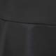 VERPASS black fluted flare skirt