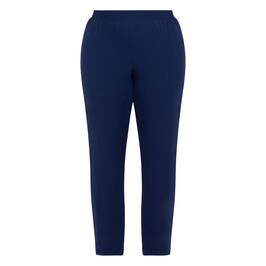 Godske Pull-On Georgette Trousers Navy - Plus Size Collection