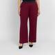 SeeYou by Biggi M Trousers Jersey Pull On Cranberry