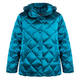 ELENA MIRO QUILTED PUFFER TURQUOISE 