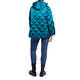 ELENA MIRO QUILTED PUFFER TURQUOISE 