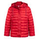 LUISA VIOLA SHORT PUFFER COAT RED 