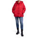 LUISA VIOLA SHORT PUFFER COAT RED 