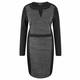 ELENA MIRO JERSEY TWEED FRONT DRESS 
