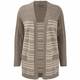 MARINA RINALDI STRIPED CARDIGAN