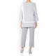 PIAZZA DELLA SCALA SWEATER IN SILVER