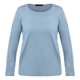 ELENA MIRO SWEATER TEAL  - Plus Size Collection