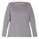 MARINA RINALDI STRETCH JERSEY LONG SLEEVE T-SHIRT NAVY