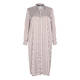 MARINA RINALDI SATIN TILE PRINT DRESS