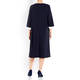 MARINA RINALDI MIDI FLARE DRESS NAVY