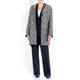 MARINA RINALDI JACQUARD JACKET NAVY