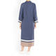 PERSONA BY MARINA RINALDI BORDER PRINT DRESS