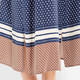 PERSONA BY MARINA RINALDI BORDER PRINT DRESS
