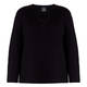 PERSONA BY MARINA RINALDI COTTON SWEATER BLACK
