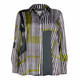 MARINA RINALDI ABSTRACT PRINT SATIN SHIRT