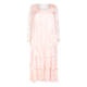 CAPRI GEORGETTE DRESS AND DUSTER COAT POWDER