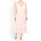 CAPRI GEORGETTE DRESS AND DUSTER COAT POWDER