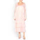 CAPRI GEORGETTE DRESS AND DUSTER COAT POWDER
