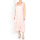 CAPRI GEORGETTE DRESS AND DUSTER COAT POWDER