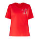 LUISA VIOLA EMBELLISHED JERSEY T-SHIRT ORANGE