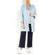 PIAZZA DELLA SCALA  LONGLINE CARDIGAN BABY BLUE