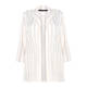 MARINA RINALDI LONGLINE STRIPE JACKET CACHA