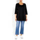 VERPASS STRETCH JERSEY TUNIC BLACK