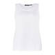 VERPASS SCOOP NECK VEST WHITE 